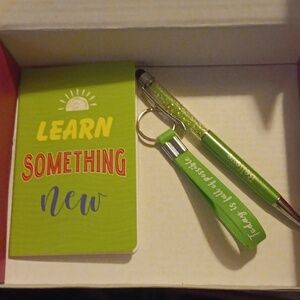 Notebook, Pen & Keychain Set
